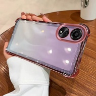 oppo a78 4g case oppo a78 5g case Four corner anti drop electroplated phone case