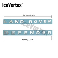 [IceVortex] RC Metal sticker LAND ROVER - DEFENDER Logo Sticker Label For Rc Crawler MN TRX4 RC4WD D