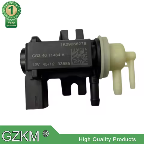 OEM 1K0906627B Turbo Boost Vacuum Control Pressure Valve N75 for Volkswagen Passat Polo Golf Audi A3