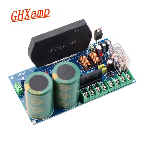 GHXAMP STK401-140 Thick Film Music Power Amplifier Board High Power 120W+120W with UPC1237 speaker p