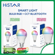 HISTAR SMART LIGHT BULB RGB + CCT BLUETOOTH 9W 12WATT LED LIGHT BULB