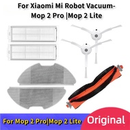 Original Xiaomi Mi Robot Vacuum Mop 2 Pro / Mop 2 Lite Robot Vacuum Cleaner Accessories MJST1SHW MJSTL Main Side Brush Mop Cloth