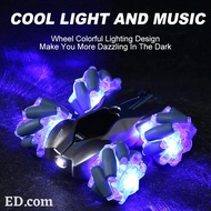 ED 1:24 RC Car 2.4GHz 4WD Technology RC Car Off-road Music Remote Control Car 6CH Stunt Drift Climbi