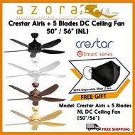 Crestar Airis+ 5 Blades NL DC Ceiling Fan (Smart Series)