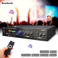 Audio Bluetooth 5.0 Amplifier Karaoke 5CH 600W Black AV-608BT Sunbuck