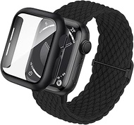3-in-1 Compatible with Cinturini Apple Watch 40/41/42 (Series 10) /44/45/46 mm con Custodia e Proteg