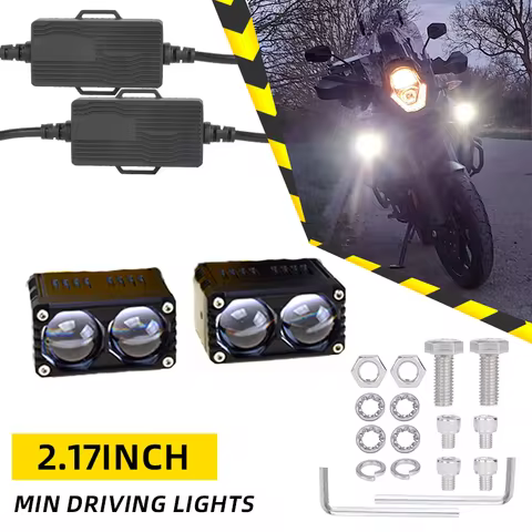 Senlo X2 Plus 1Set Yellow White Light Auxiliary Auto Headlights 12V-24V Waterproof IP68 LED Spotligh