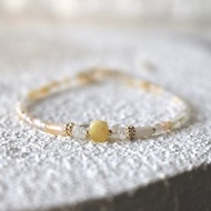 手鍊 吸引財富 金髮晶 黃澳寶 天然石 - 冰原 -