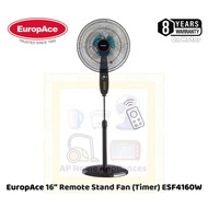 EuropAce 16” Remote Stand Fan with Timer ESF 4160W | ESF4160W (8 Years Motor Warranty | 2 Years Warranty)