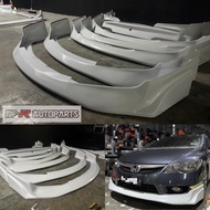 ‼️OFFER‼️LIPS JS RACING MATERIAL ABS FOR BUMPER CIVIC FD FACELIFT