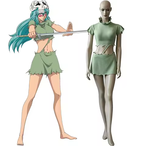 Nel Tu Cosplay Costume Anime Nelliel Tu Odelschwanck Arrancar Tres 3rd Espada Nel True Form Green Ou