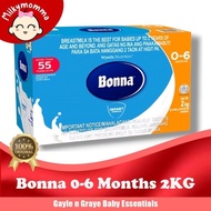 ✌ ❐ ♞,♘Bonna 0-6 Months 2KG (0-6months) Infant Formula Milk