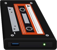 LS132 Old School 2TB HDD External Hard Drive (6.4 cm (2.5 Inch) USB 3.0 Portable with Silicone Prote