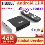 Mecool KM7 Pl Smart TV Box Android 11 Amlogic S905Y4 2GB 16GB  Certified Support Netflix AV1 4K 60pfs 2.4G&amp;5G Wifi BT5.0