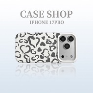 Simple Simple Love Leopard Print Suitable for Apple 17promax/18pro Liquid Silicone Magnetic Phone Ca