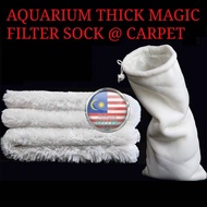 AQUARIUM THICK Magic Filter Sock / Carpet / Stokin Durable Micro Fiber Bag For Fish Tank Magic Stockin Stokin Socks