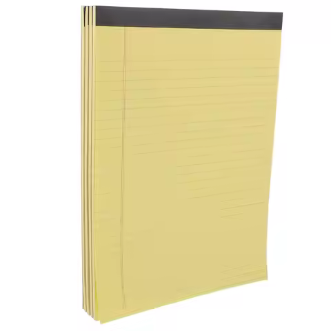 4Pcs A4 Notepads Thick Paper Smooth Writing Lined Note Pads for Office School Notepad Legal Pads Lin