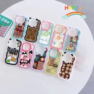 Case cute flower oppo a17k/a78/realme c55/infinix Smart7