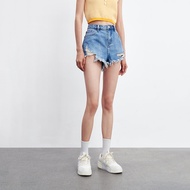 URBAN REVIVO Jeans shorts High Waist Casual ladies denim short pants 2024 Summer New