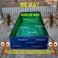 Bể bạt nuôi dế mèn 2x1x05 - loại xanh bộ đội