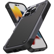 Phone Case for iPhone 16/iPhone 16 Plus/iPhone 16 Pro/iPhone 16 Pro Max Heavy Duty Hybrid 2 in 1 Har
