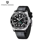 40mm Men Watch PAGANI DESIGN GMT Mechanical Wristwatch Sapphire Glass Automatic Watches 100M Waterpr