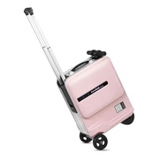 AIRWHEEL Airwheel SE3miniT (PINK) - 20 Inch Smart Riding Electric Suitcase, 26L Rideable Motorized L