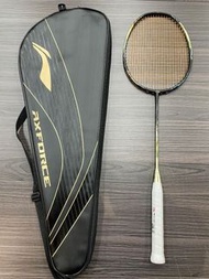 李寧雷霆100 麒麟 全碳素羽毛球拍 M50高彈性碳纖維 6.0mm細中杆 進攻拍