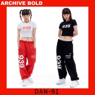 [ARCHIVE BOLD] 939 LOGO CROP TOP 2COLORS ONE SIZE SPAN TRAINING SHORT SLEEVES CAUSAL KOREAN STYLE HO