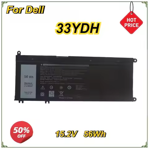 New 33YDH Laptop Battery for Dell Inspiron 17 7773 7778 7779 15 7577 G3 3579 5587 3779 7588 P30E Ser