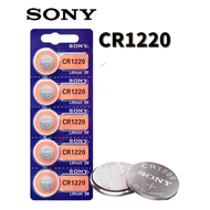 SONY CR1220鈕扣電池3V電餅電芯鈕型電池 - 5粒裝 (平行進口)