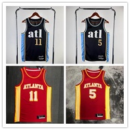 [Hot pressed]2024 Season Atlanta Hawks basketball Jersey with LOGO Vest Young
