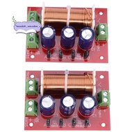 2Pcs 400W Speaker Crossover 2 Way Audio Adjustment Tweeter Bass Speakers Filter Frequency Divider fo