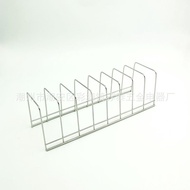 Stainless Steel Bowl Dish Plate Rack Countertop Single-Layer Draining Storage Rack Dish Rack