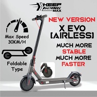 KEEP Scooter Electric Skuter Elektrik Foldable & Adjustable Scooter Outdoor Skuter Luar New X Evo