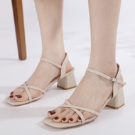 Women Livia Buckled Strap High Heels (9448)