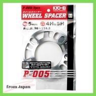 KYO-EI Wheel Spacer [5mm 4/5H] PCD98-114.3 [Quantity: 2 pieces] P-005-2P