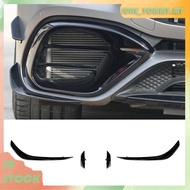 [99MY]Front Bumper Spoiler for   CLA45  C118 2020 2021 Glossy Black Bumper Spoilers Fog Lights Decor