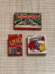 World Smallest Micro Toy Box Series 1 Hasbro Gaming Board Games & UNO Card Game