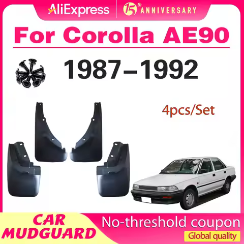For Toyota Corolla E90 AE90 AE92 1987 1988 1989 1990 1991 1992 Fender Mudguard Mud Flaps Guard Splas
