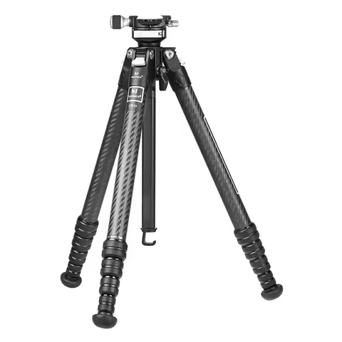 Marsace Carbon Professional Fiber Panoramic Tripod CT-15 XT-15 Featherweight Full-Size Portable Trav