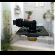 MESIN Black Washing Machine Drain Strainer Head Abs Washing Machine Pipe Connector