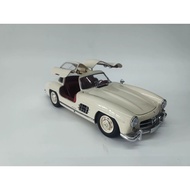 [Ready Stock] 1: 18 Car Model Minichamps Mercedes-Benz 300 SL Owing Door White Brand New Without Box