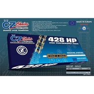 CZ CHAIN 428 HP 132L GOLD COLOR