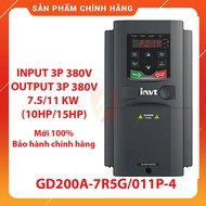 Inverter in 3 Phase 380VAC to 3 Phase 380VAC GD200A-7R5G/011P-4