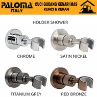 GANTUNGAN Paloma HHP 1202CH 1202SN 1202TG 1202RB Shower Holder Chrome Handshower Hanger Nickel Titan
