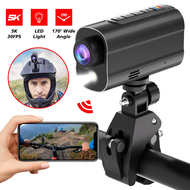 5K WiFi Action Camera Road Bike Motorcycle Helmet Camera