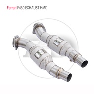 HMD Exhaust Manifold Downpipe for Ferrari F430 Car Accessories With Catalytic Converter Header Witho