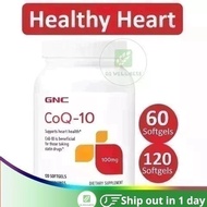 GNC Coq-10 100Mg 120 Softgels COQ10 co-enzyme COENZYME Q-10