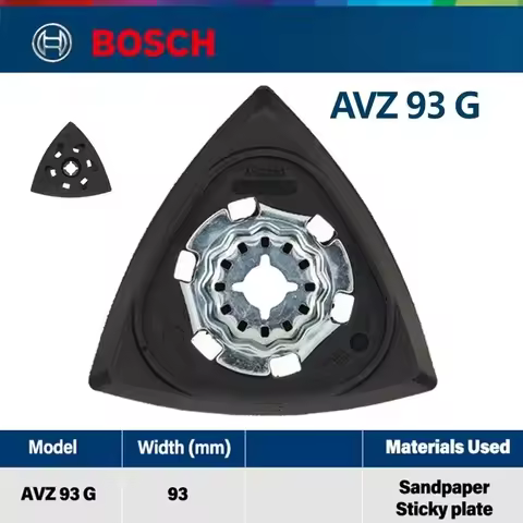 Bosch STARLOCK Sanding Plate AVZ 93 G Oscillating Saw Blade Sanding In Corner Multitool Saw Blade fo